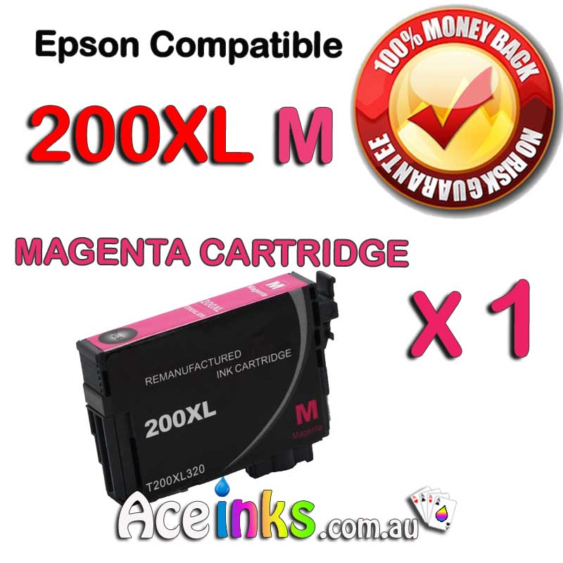 Compatible EPSON #200XLM Magenta Single